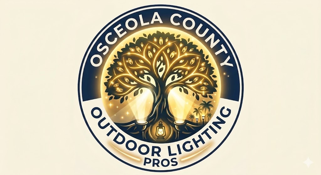 Osceola County Outdoor Lighting Pros logo - landscape, holiday and security lighting installation in St. Cloud, Kissimmee and Osceola County FL